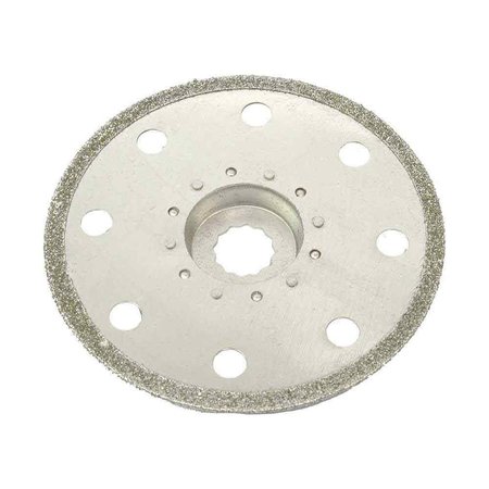 VERSA TOOL 100mm Full Round Electroplated Diamond Grout Blade, 10mm Offset Mount SB1ZZ-D